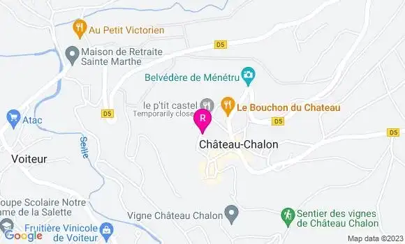 Localisation Restaurant  Le P