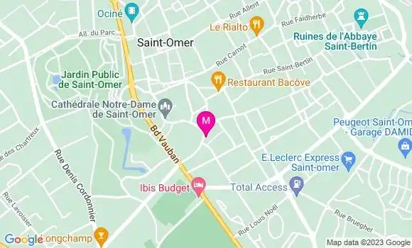 Localisation Restaurant Chez Tante Fauvette