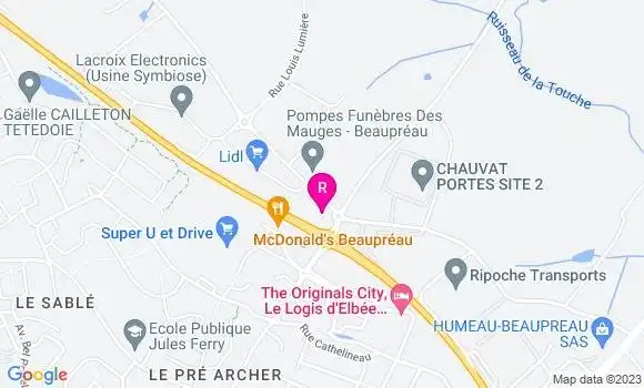 Localisation Restaurant  L