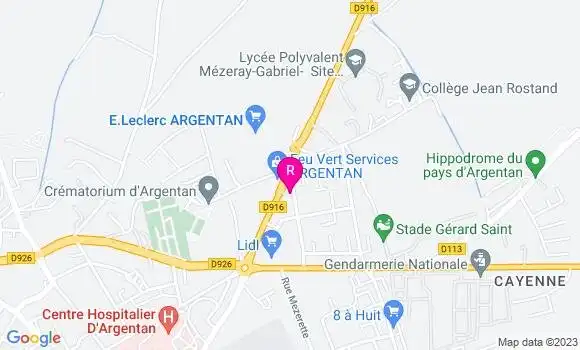 Localisation Crêperie Sucré Salé