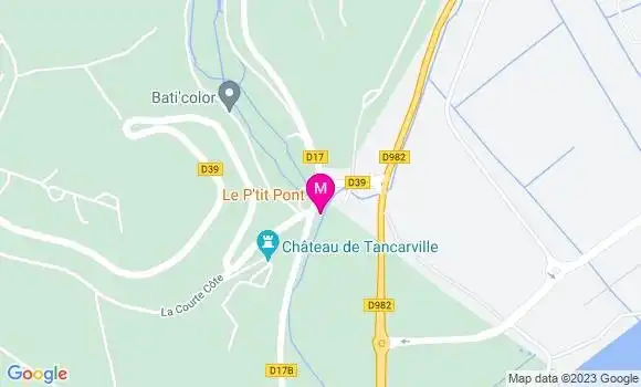 Localisation Restaurant  Le P