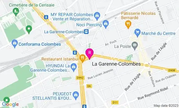 Localisation Restaurant  L