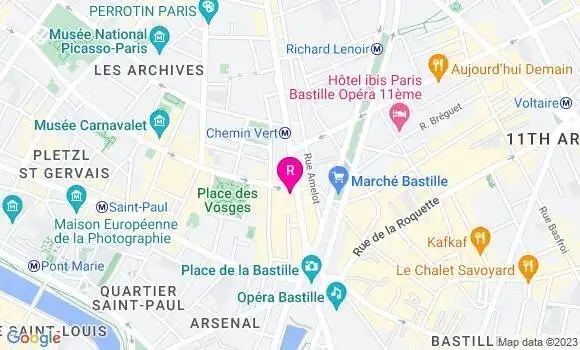 Localisation Bistrot des Vosges