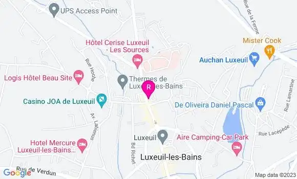 Localisation Restaurant  La Rose des Sables
