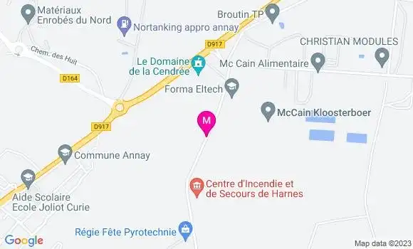 Localisation Restaurant  Le Domaine de la Cendrée