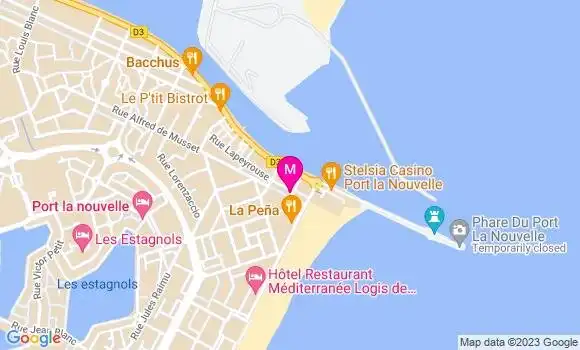 Localisation Restaurant Fruits de Mer Le Lamparo