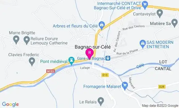 Localisation Restaurant Bar Le Commerce