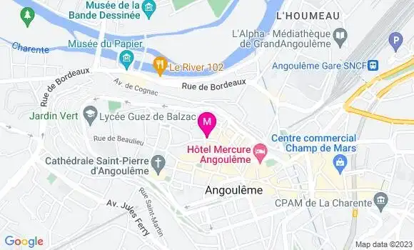 Localisation Restaurant  Le Chergui