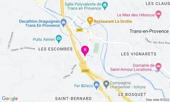 Localisation Restaurant  Le Moulin de la Gardiole