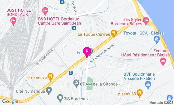 Localisation Restaurant  Le Grenier Bordelais