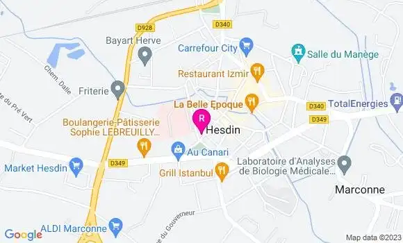 Localisation Restaurant  Le Richelieu