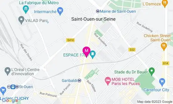 Localisation Restaurant  Les Batignolles