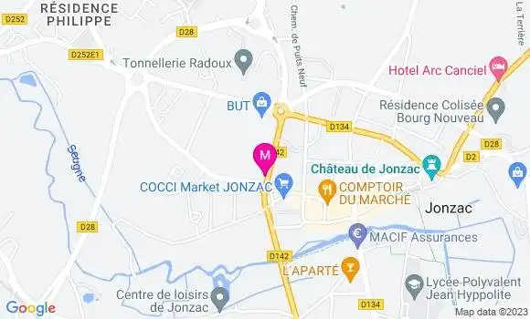 Localisation Crêperie Rozell