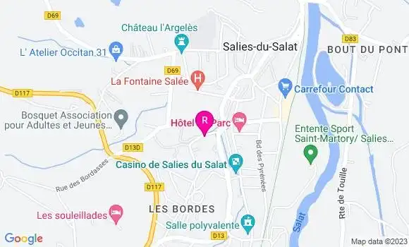 Localisation Restaurant  Chez Anne et Gaston