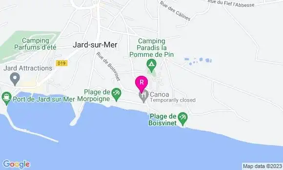 Localisation Restaurant  Gaïa