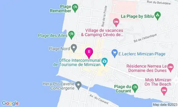 Localisation Restaurant Bar Le Surf Café