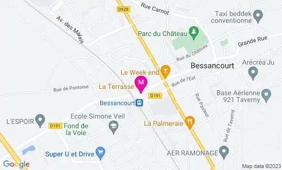 Localisation Restaurant  Café de la Gare