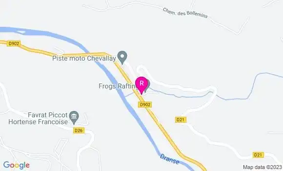 Localisation Auberge du Jotty