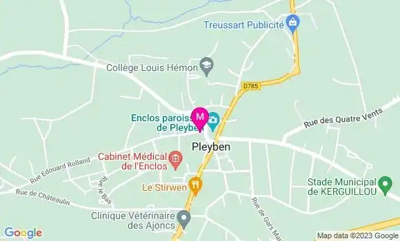 Localisation Pizzeria de l