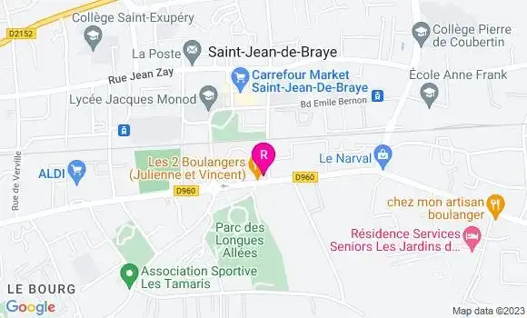 Localisation Restaurant  La Haute Croix