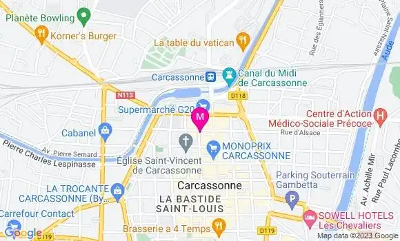 Localisation Restaurant  Les Saveurs de la Bastide