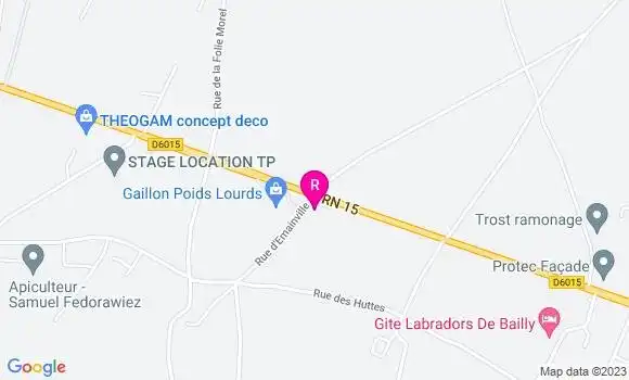 Localisation Pizzeria Gabriel Bar