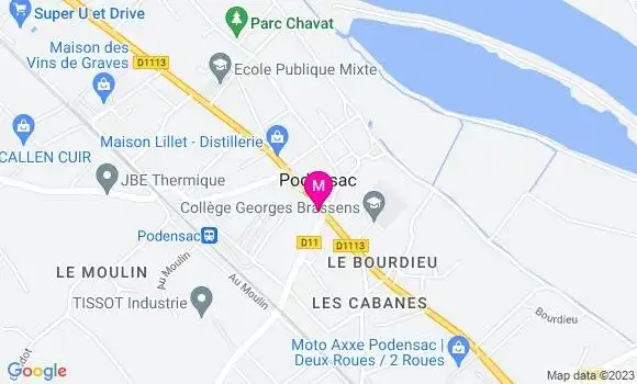 Localisation Restaurant  Chez Fred
