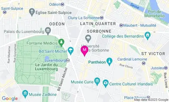 Localisation Restaurant  Le Soufflot