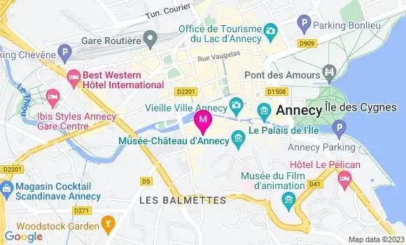 Localisation Restaurant  Les Chineurs