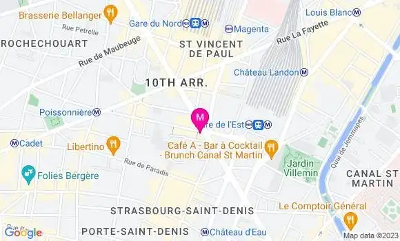 Localisation Restaurant  P