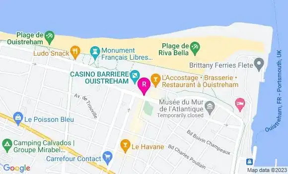 Localisation Restaurant  L