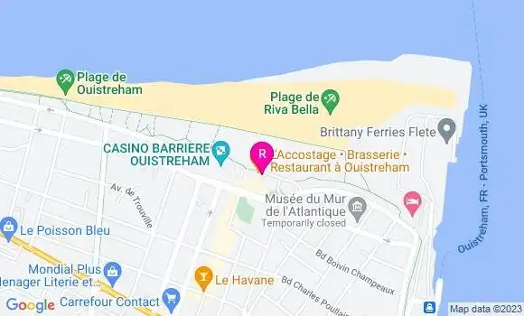 Localisation Restaurant la Voile Blanche