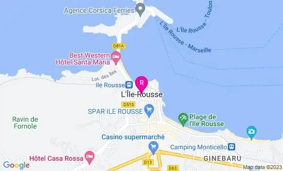 Localisation Restaurant  Brasserie du Port