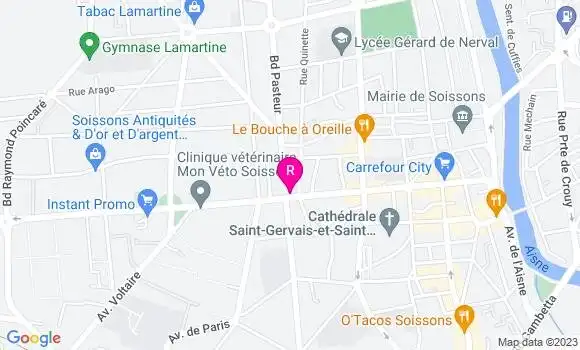 Localisation Restaurant Bar Le Saint Christophe
