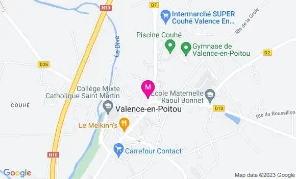 Localisation Restaurant  Café de la Poste