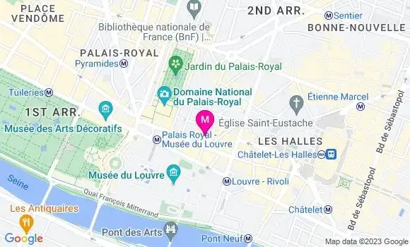 Localisation Restaurant Bar Le Petit Flore
