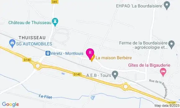 Localisation Restaurant  La Grange
