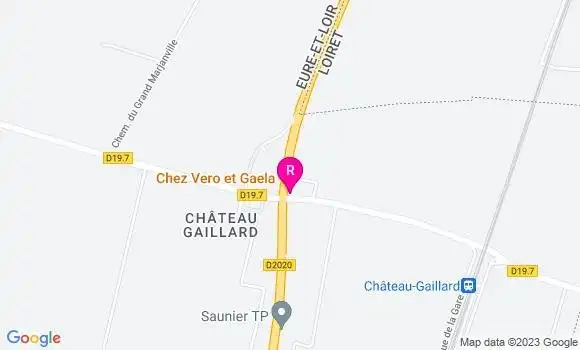 Localisation Restaurant  Chez Vero et Gaela