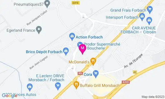 Localisation Restaurant  La Pataterie