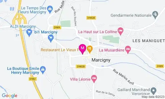 Localisation Crêperie Coté Cours