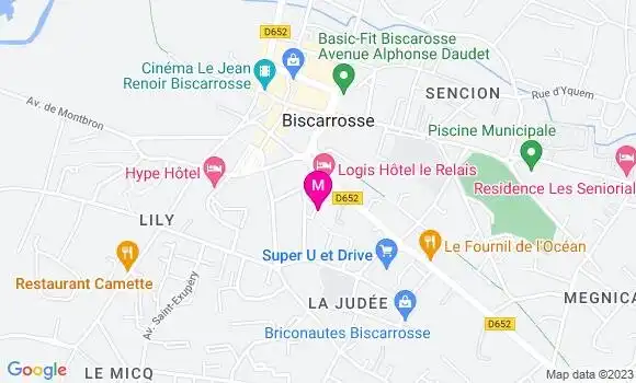 Localisation Restaurant  Le Biscantou