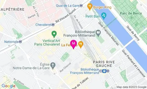 Localisation Restaurant Bar Le Maryland