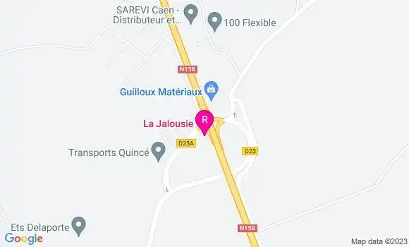Localisation Restaurant  La Jalousie