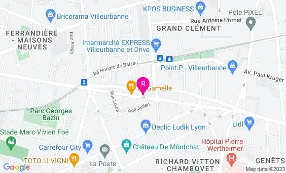Localisation Kebab Cours Vitton