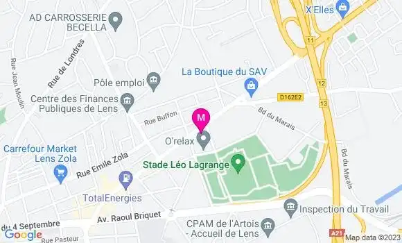 Localisation Restaurant  Le Coquelicot