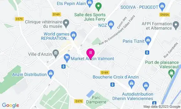 Localisation Restaurant  Le 107