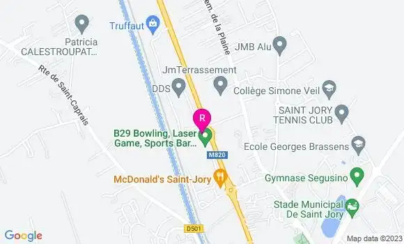 Localisation Restaurant Bar B29