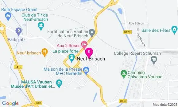 Localisation Restaurant les Remparts