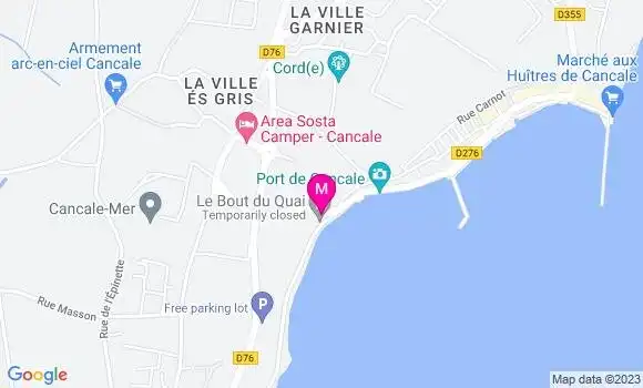 Localisation Restaurant  Côté Mer