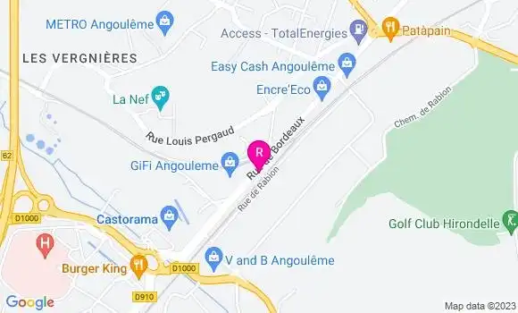 Localisation Restaurant  Au Jardin des Délices
